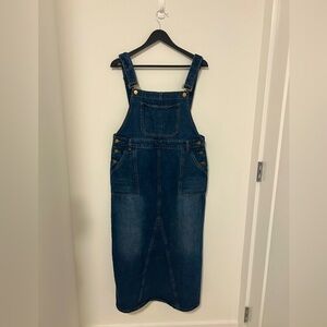 Cider Denim Overall Midi dress